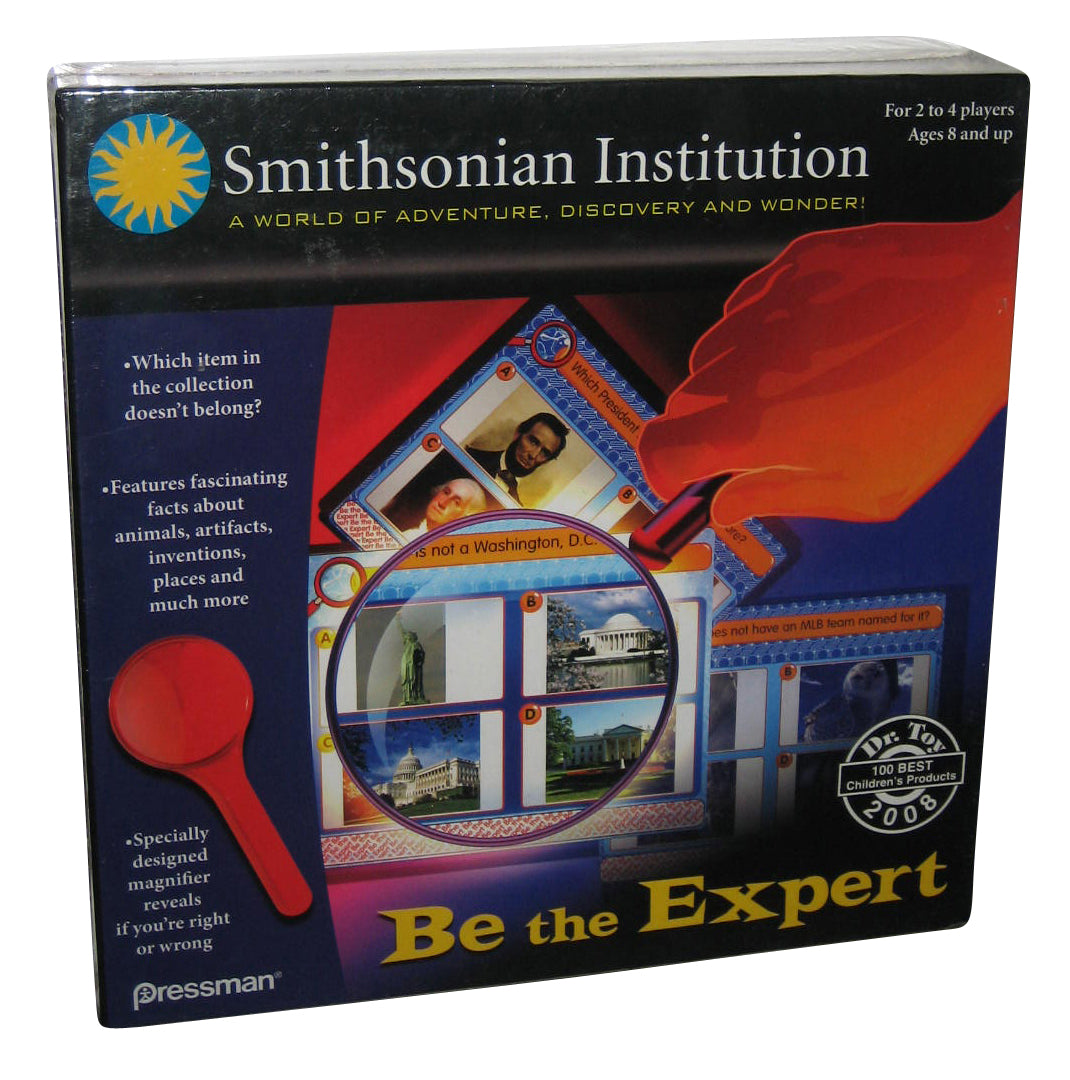 Smithsonian Be The Expert Pressman Board Game