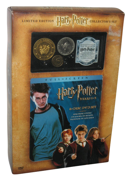 Harry Potter Limited Edition DVD Collector's Set Years 1-3 and Wizard Coin Set