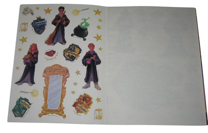 Harry Potter Mysterious Halls of Hogwarts Sticker Book - (4 Reusable Sheets of Stickers)