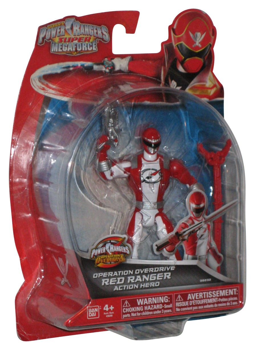 Power Rangers Super Megaforce 5" Operation Overdrive (2014) Bandai Action Hero Figure - (Cracked Plastic)