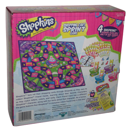 Shopkins Shopping Cart Sprint (2015) Pressman Board Game