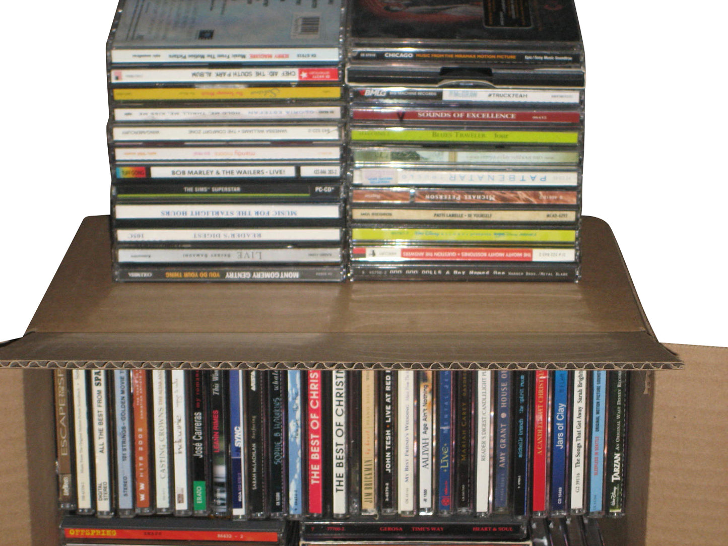 Mixed Lot of 92 Music CD's - (Country / Jazz / Hip Hop / Rock / Kids, etc.) - (A)
