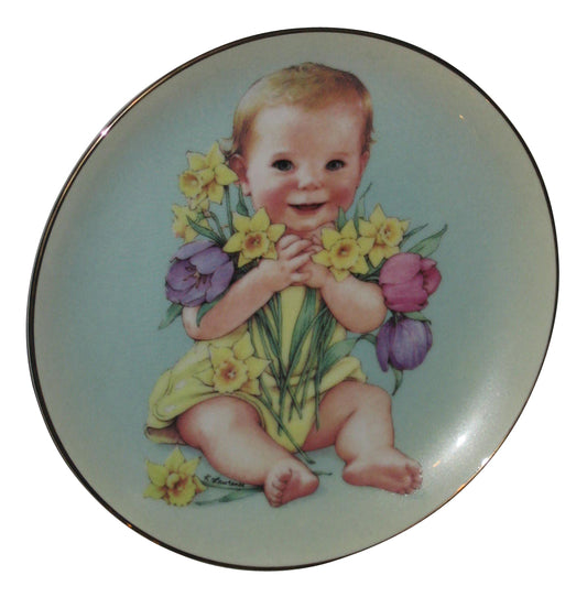 Just For Mom Young Innocence by Kathy Lawrence Plate (1991) Bradford Mint