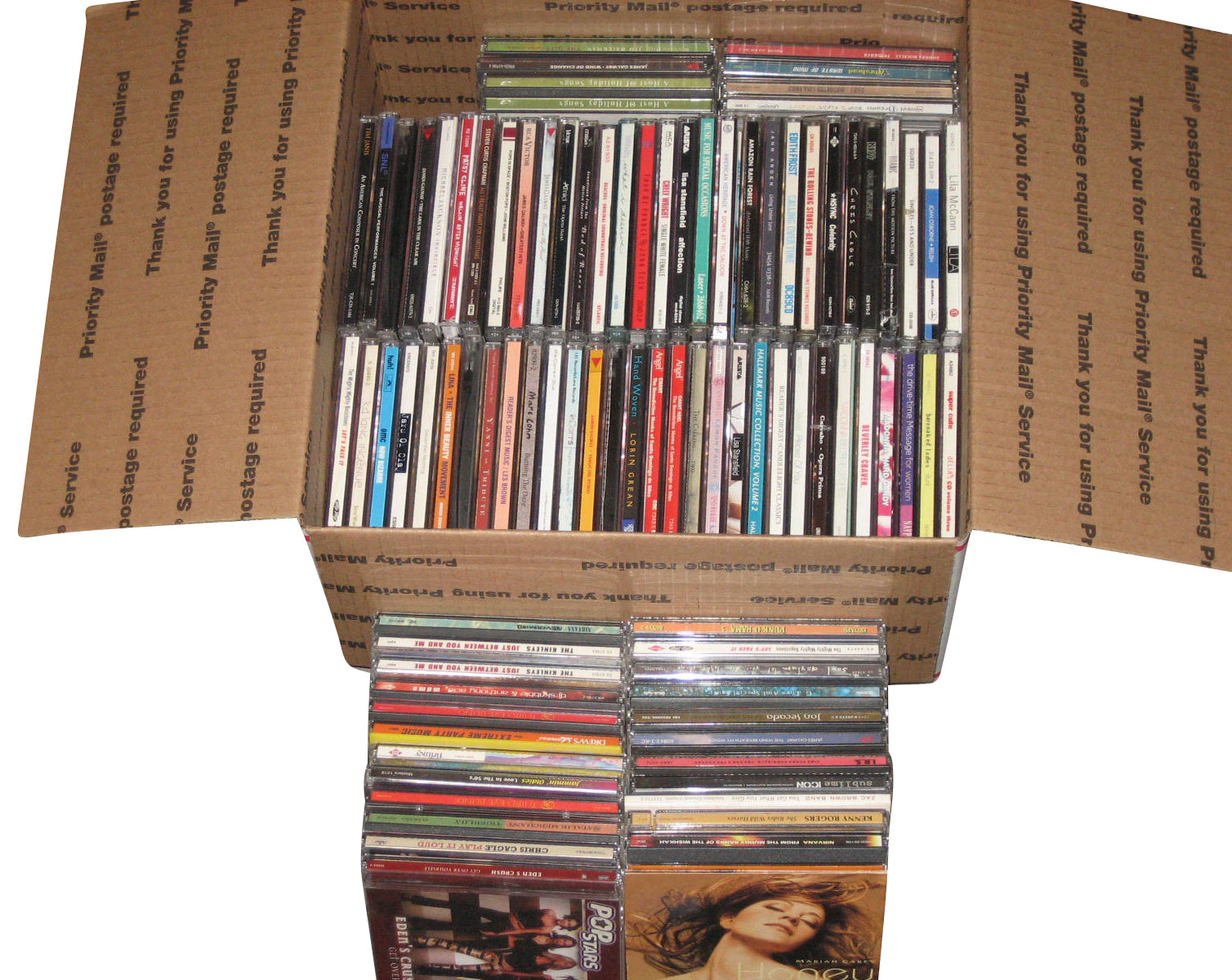 Mixed Lot of 91 Music CD's - (Country / Jazz / Hip Hop / Rock / Kids, etc.) - (B)