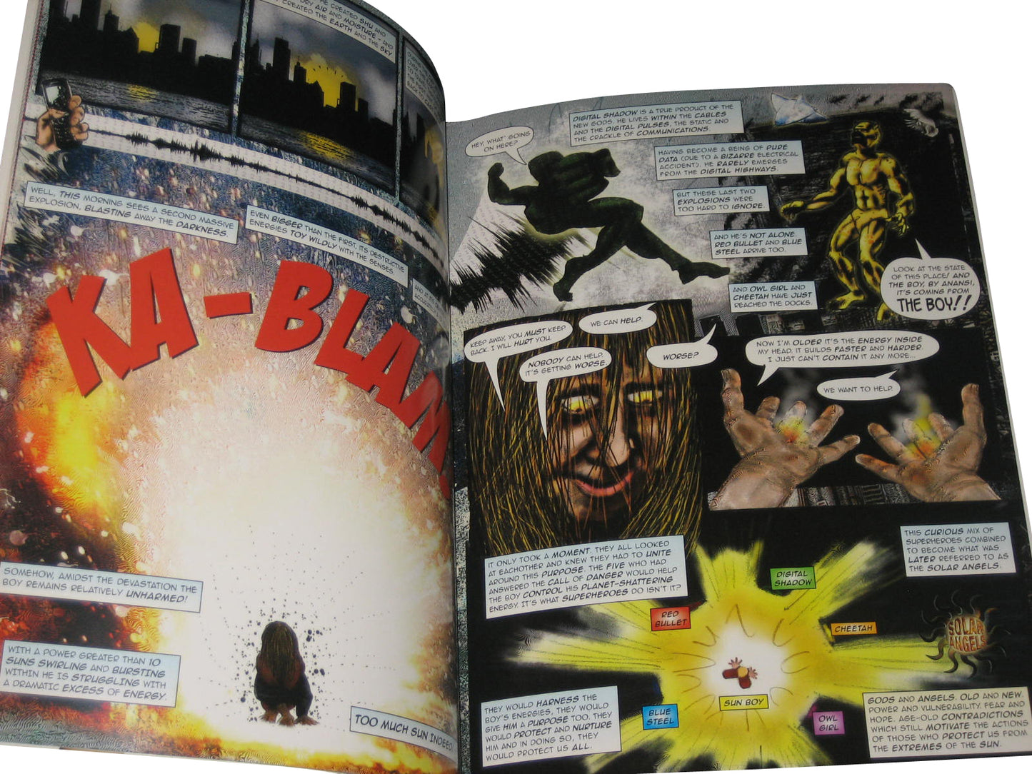 Superhero Story Press-Out & Play Kids Children Paperback Book