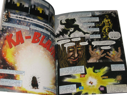 Superhero Story Press-Out & Play Kids Children Paperback Book