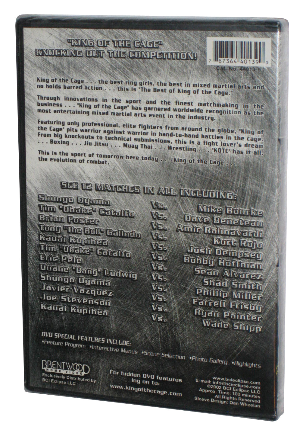 King of The Cage Best of DVD - (The Evolution of Combat)