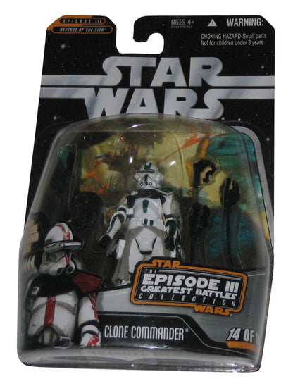 Star Wars Episode III Greatest Battles Collection Green Clone Commander Action Figure