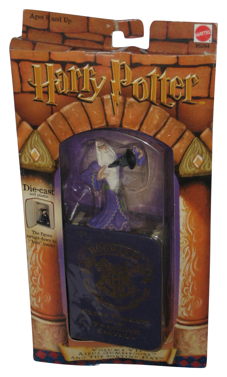 Harry Potter Volume VII Albus Dumbledore Die-Cast Figure w/ Great Wizards Storage Book - (Damaged Packaging)