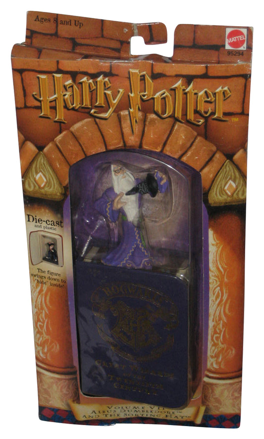 Harry Potter Volume VII Albus Dumbledore Die-Cast Figure w/ Great Wizards Storage Book - (Damaged Packaging)
