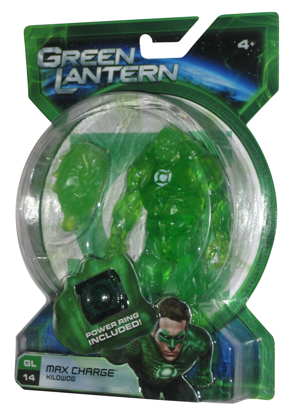 DC Green Lantern Movie Max Charge Kilowog (2011) Mattel Figure GL14 w/ Power Ring
