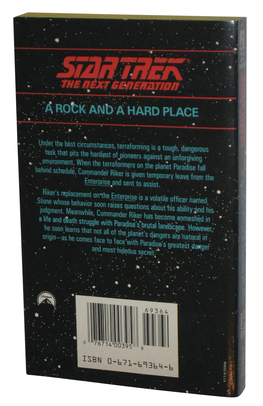 Star Trek The Next Generation Rock And A Hard Place #10 Paperback Book