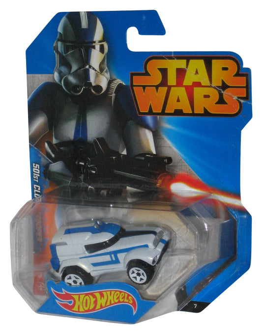 Star Wars Hot Wheels 501st Clone Trooper Vehicle Die Cast Toy Car - (Creased Blister Card)