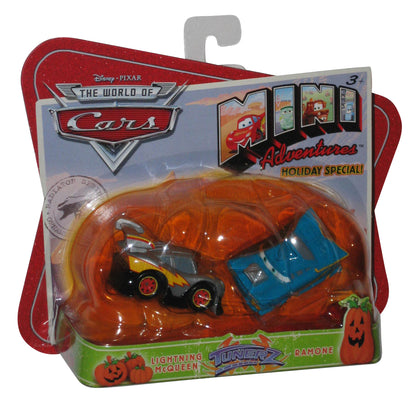 Disney Cars Mini Adventures Holloween Tunerz Toy Car Set - (Lightning / Ramone)