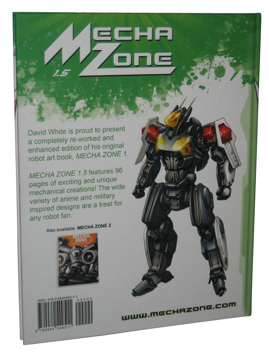 Mecha Zone 1.5 Robots Remastered Hardcover Book - (David White)