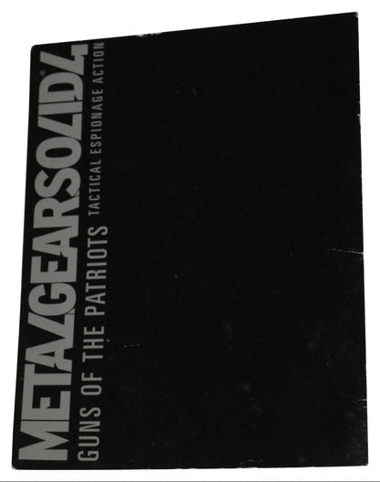 Metal Gear Solid 4 Guns of The Patriots Tactical Espionage Paperback Book