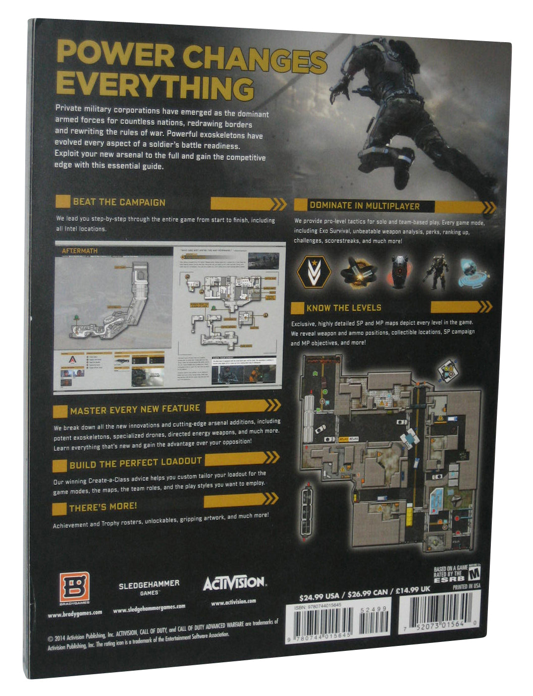 Call of Duty Advanced Warfare Brady Games Official Strategy Guide Book