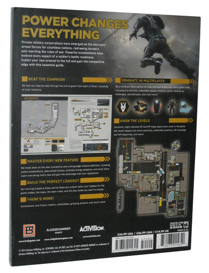 Call of Duty Advanced Warfare Brady Games Official Strategy Guide Book