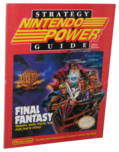Final Fantasy Nintendo Power NES Vol. 17 Official Strategy Guide Book