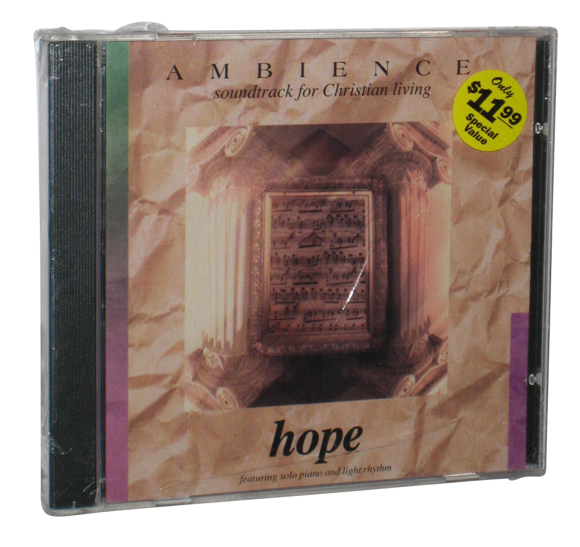 Ambience Hope Featuring Solo Piano & Light Rhythm Music CD