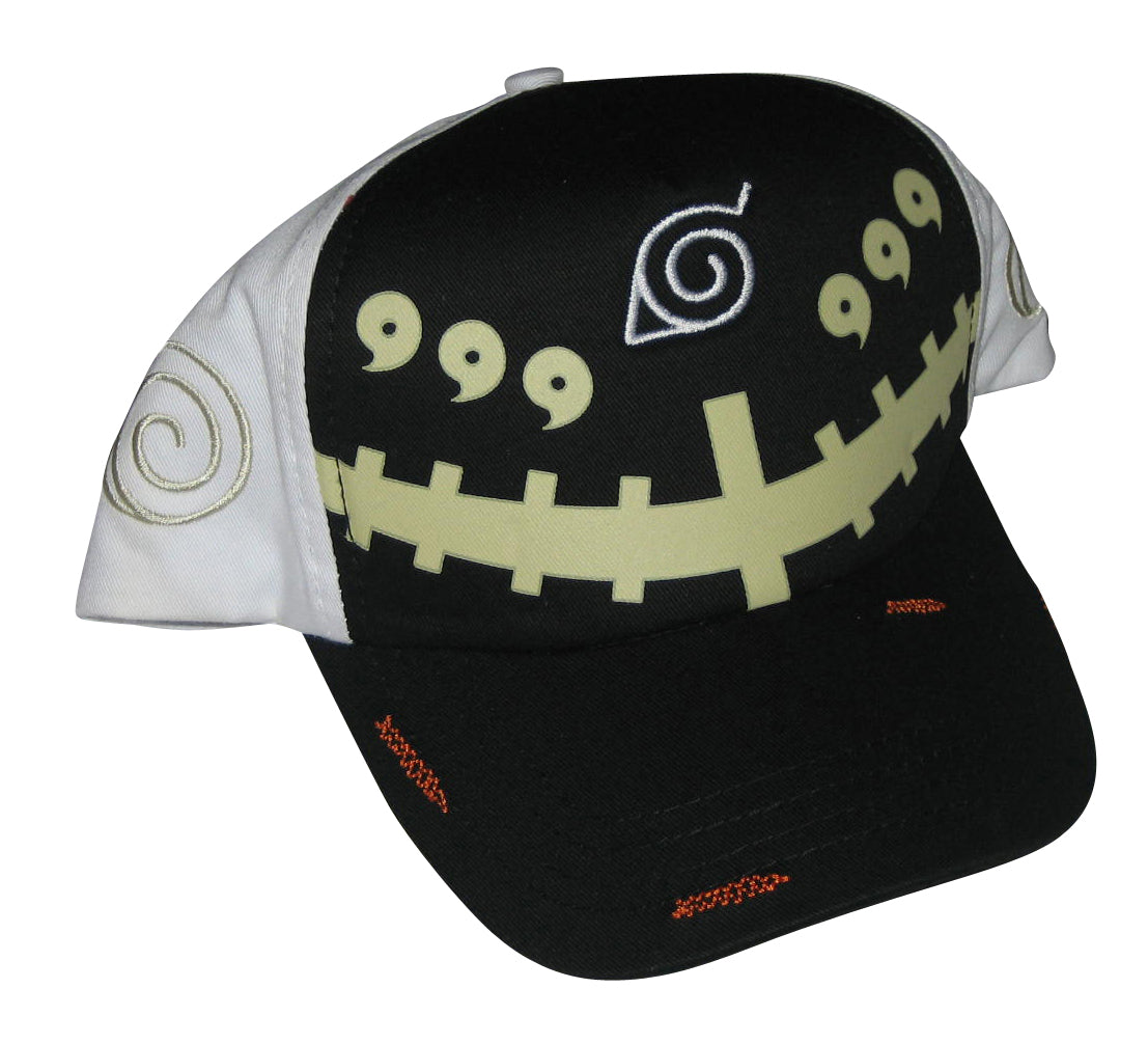 Naruto Shippuden Bijumode Pattern Black & White Anime Hat GE-32034