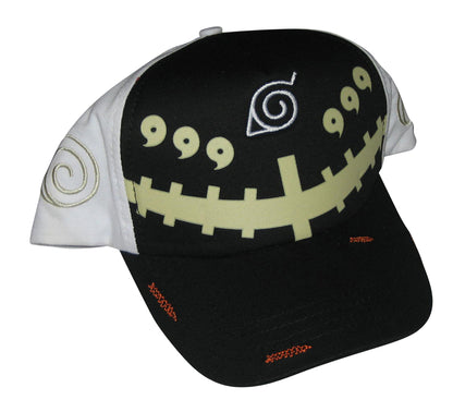 Naruto Shippuden Bijumode Pattern Black & White Anime Hat GE-32034