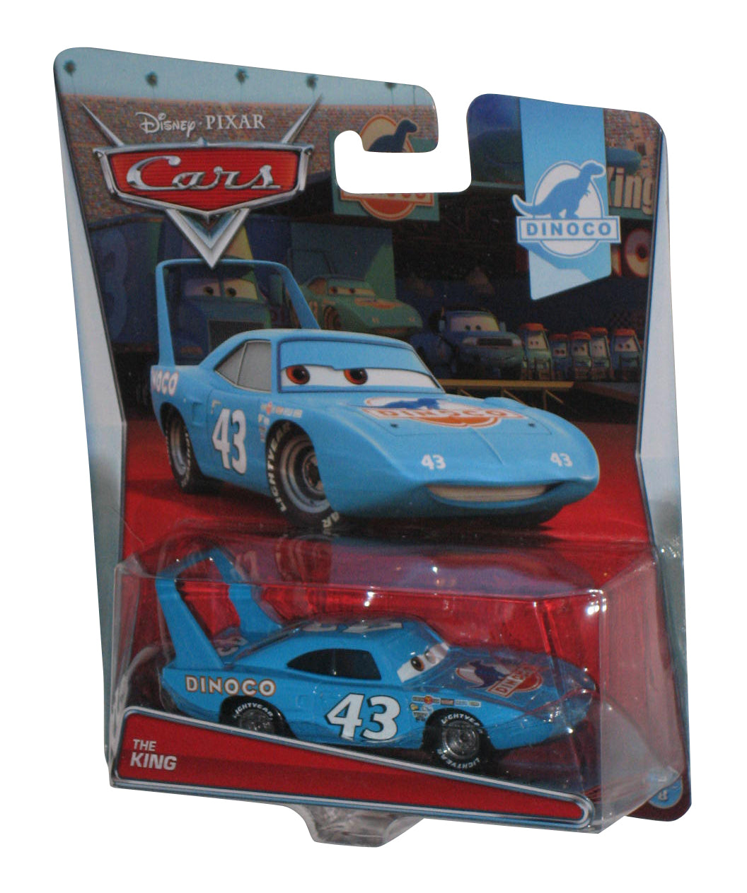 Disney Pixar World of Cars Movie The King Dinoco Blue Die Cast Toy Car