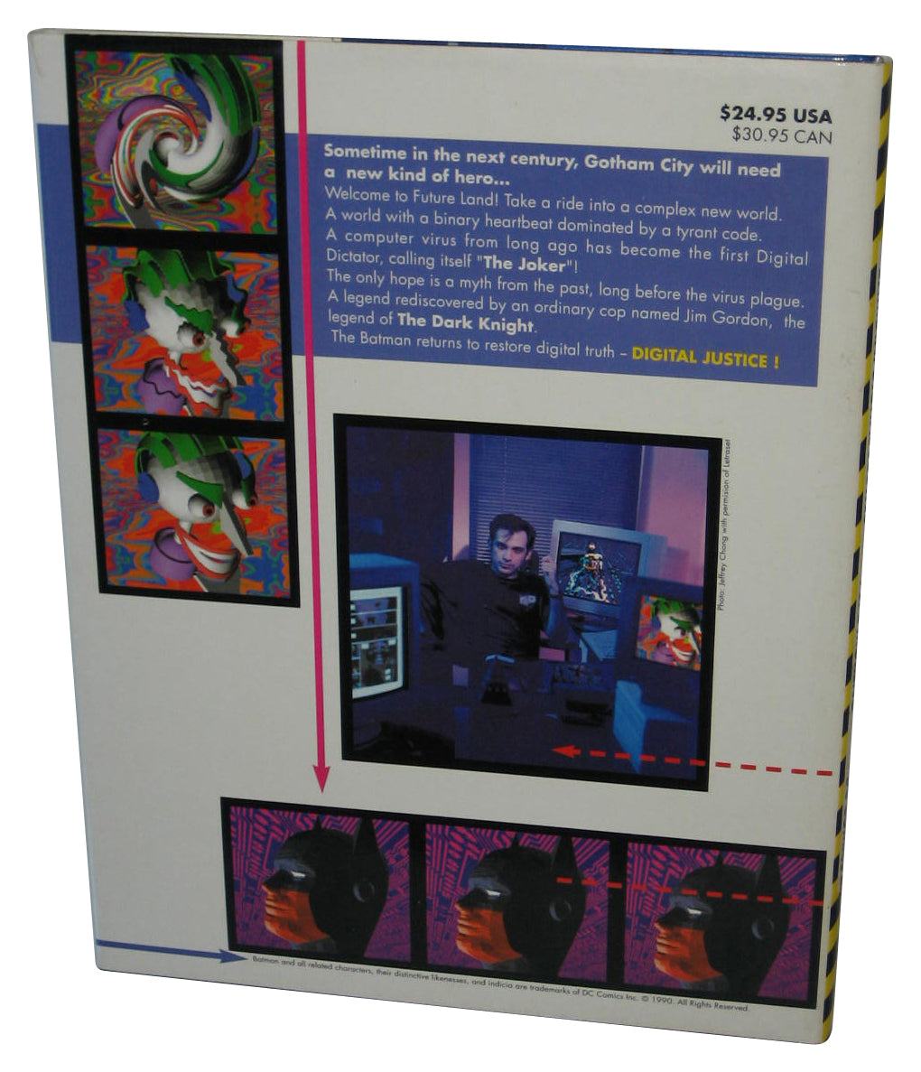 DC Batman Digital Justice (1990) Hardcover Book - (Pepe Moreno / Dennis O'Neil)