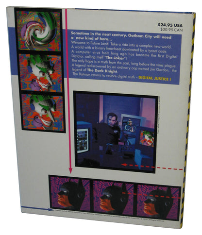 DC Batman Digital Justice (1990) Hardcover Book - (Pepe Moreno / Dennis O'Neil)