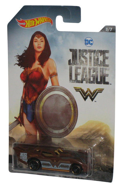 DC Justice League Hot Wheels (2017) Wonder Woman Maximum Leeway Brown Car 3/7