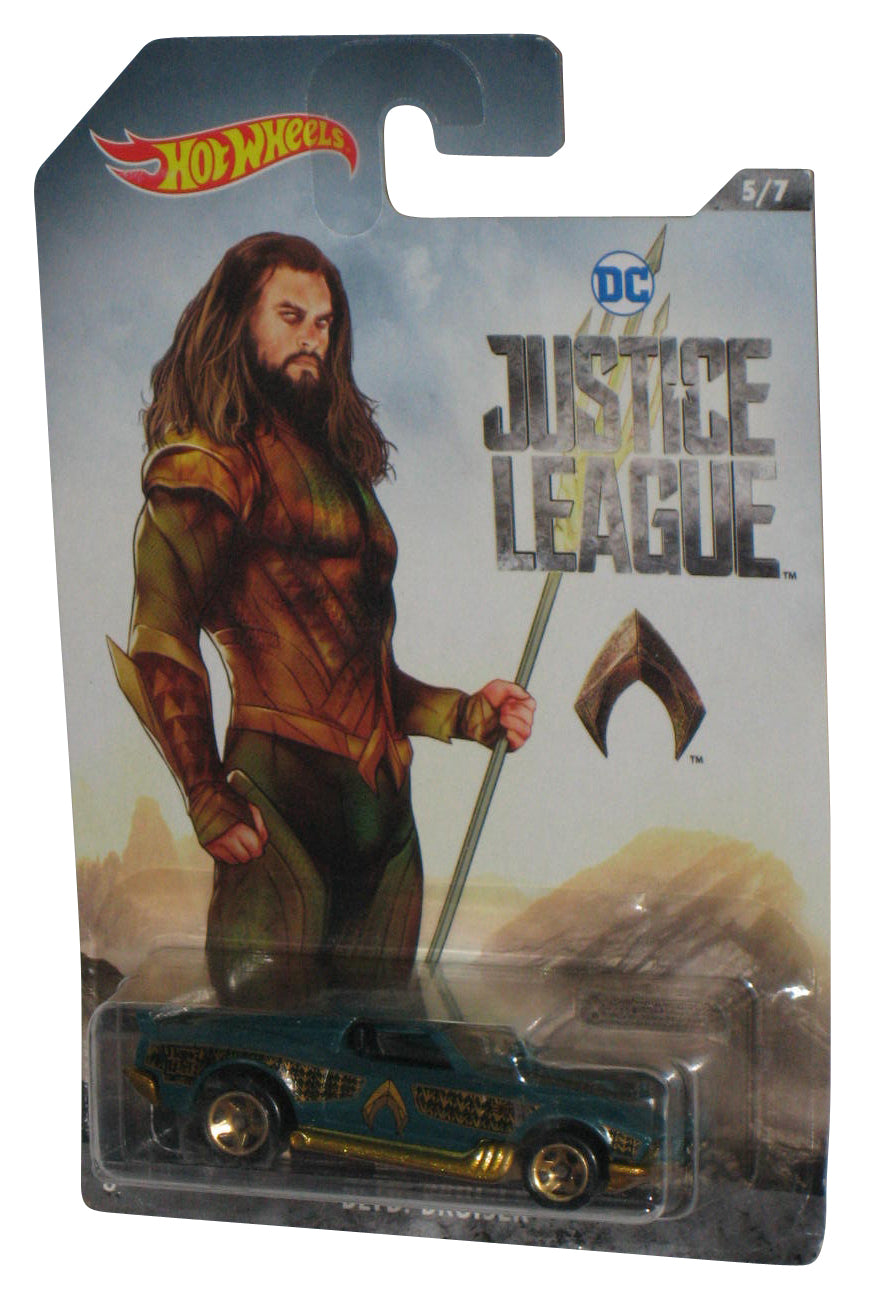 DC Justice League Hot Wheels (2017) Aquaman Blvd. Bruiser Toy Car 5/7