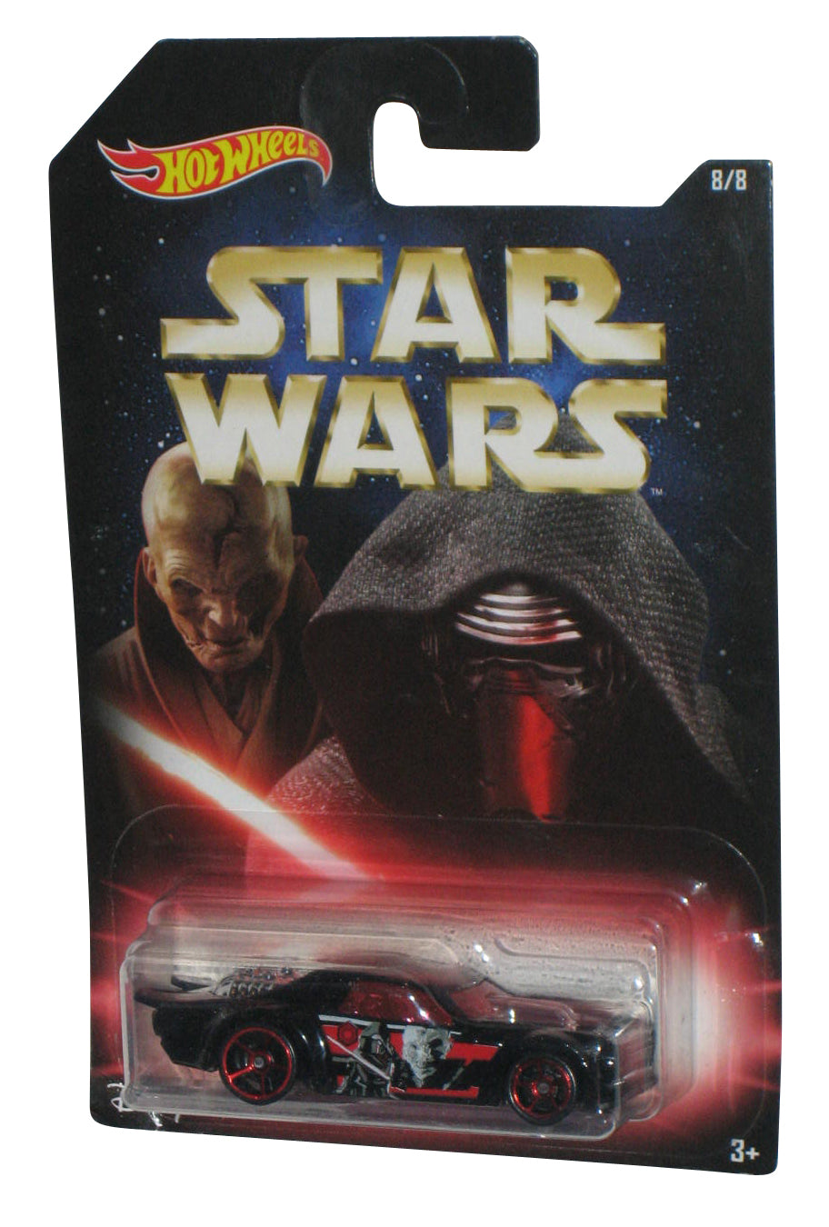 Star Wars Hot Wheels (2017) Supreme Leader Snoke & Kylo Ren Night Shifter Toy Car 8/8