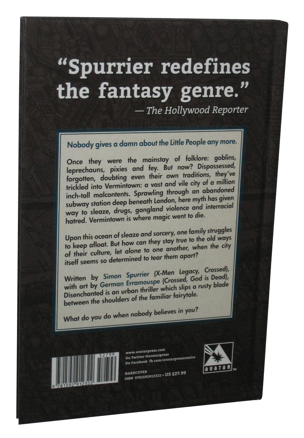 Disenchanted Volume 1 Hardcover Book - (Simon Spurrier / German Erramouspe)