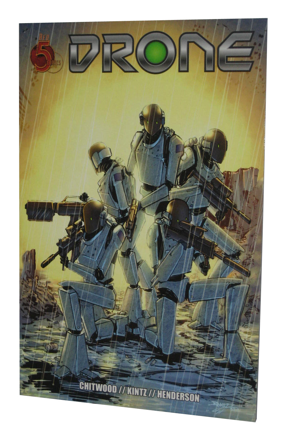 Drone Red 5 Comics Paperback Book - (Scott Chitwood / Randy Kintz)