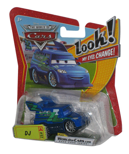 Disney Pixar World of Cars Movie Look My Eyes Change DJ #52 Toy Car -