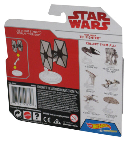 Star Wars First Order Tie Fighter (2016) Mattel Starships Toy Vehicle - (Creased Card)
