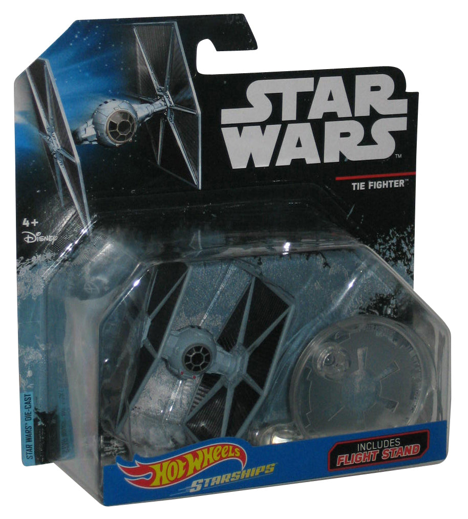 Star Wars Hot Wheels Rogue One TIE Fighter (2014) Blue Starships Toy