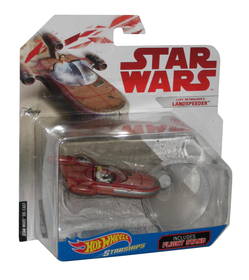 Star Wars Hot Wheels (2017) Luke Skywalker Landspeeder Starships Vehicle Toy