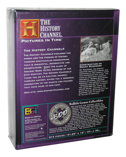 The History Channel Construction On Mt Rushmore 500pc Puzzle