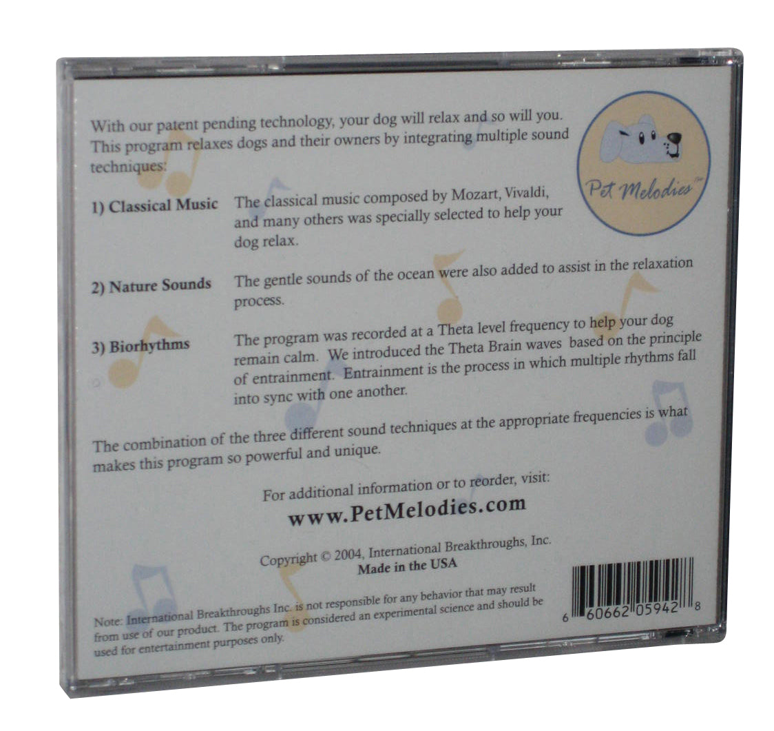 The World's Best Dog Pet Melodies Rhythms Research Institute Mozart & Vilvaldi Music CD