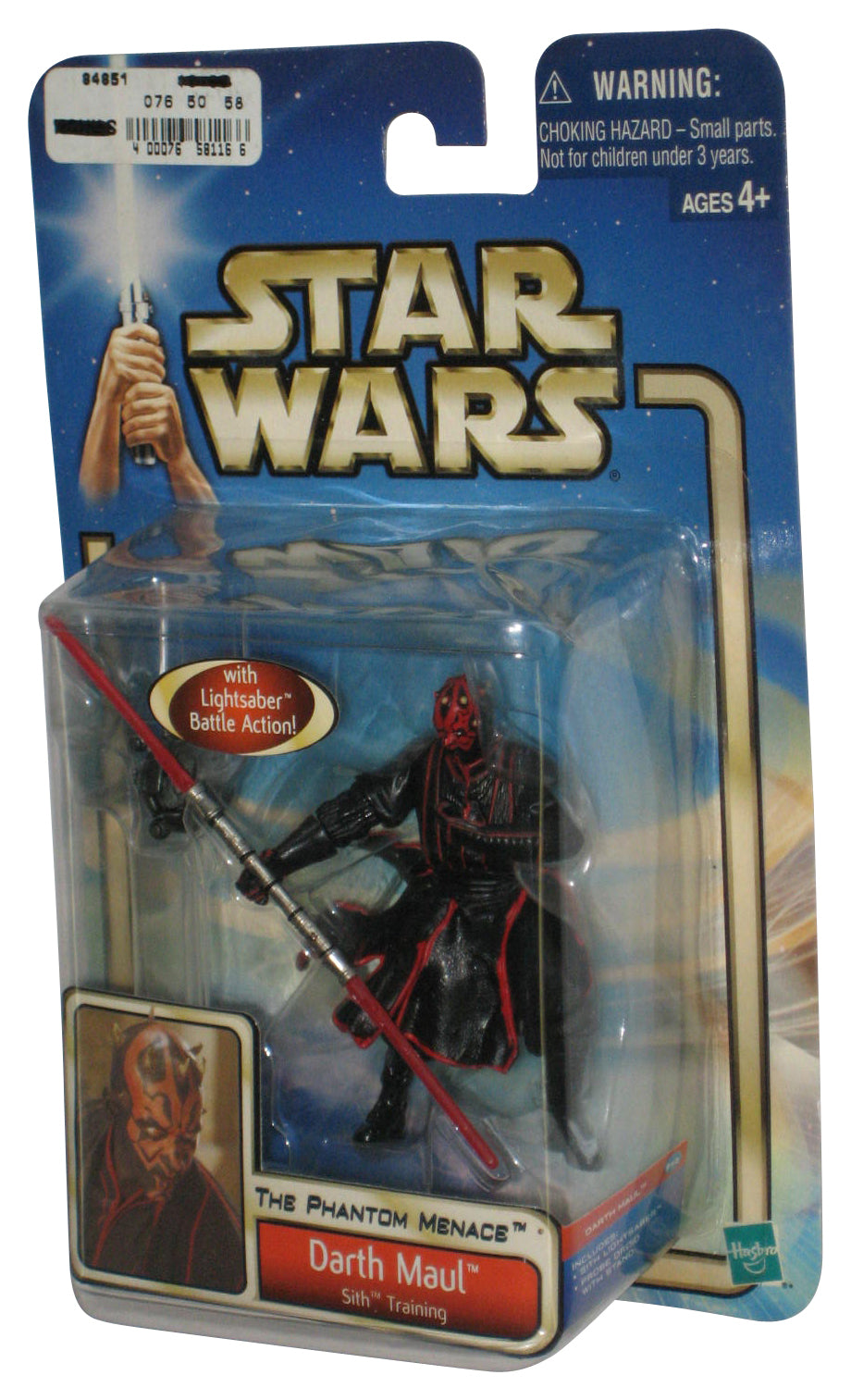 Star Wars The Phantom Menace (2002) Darth Maul Sith Training Figure - (Damaged Packaging / Missing Probe Droid)