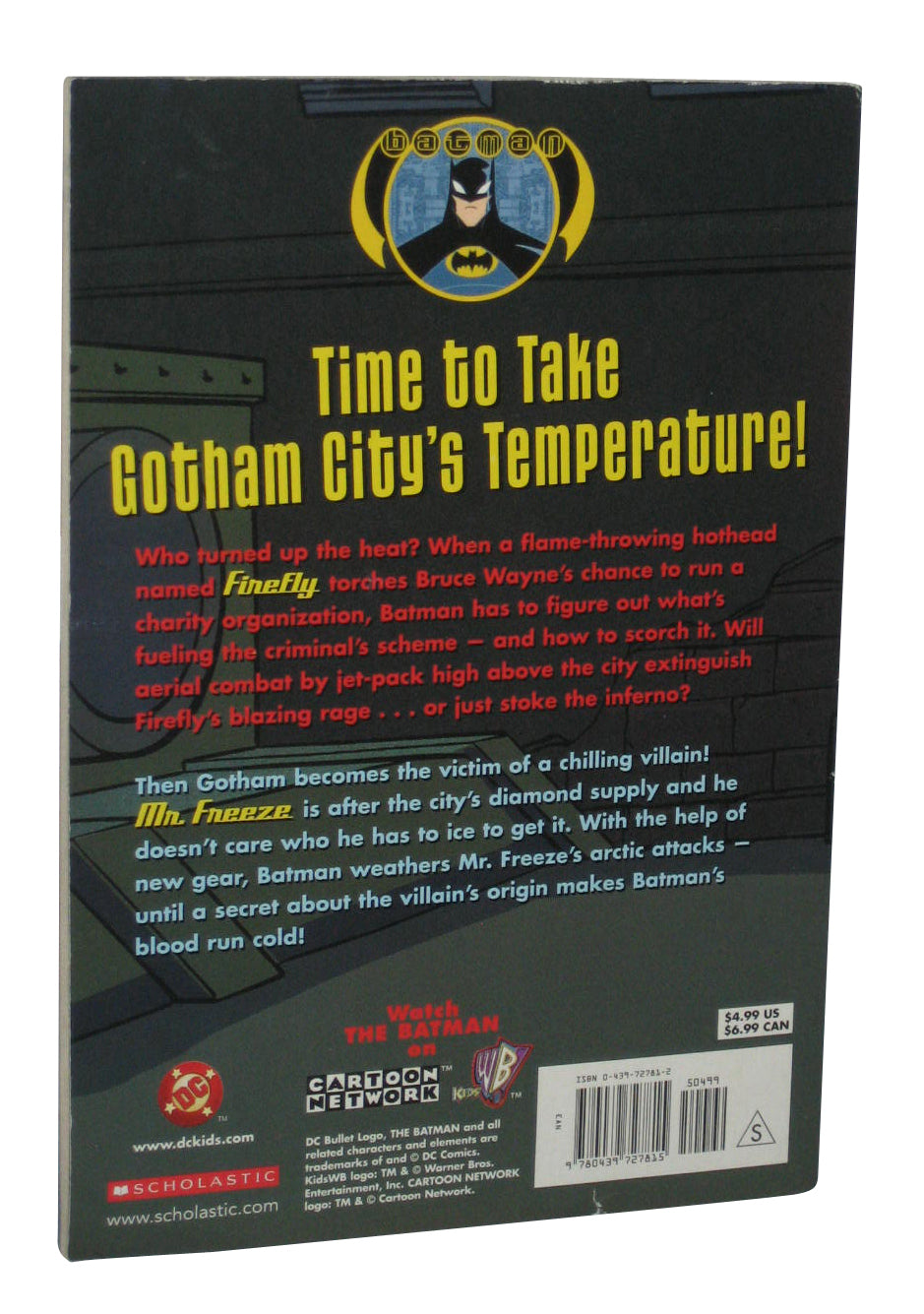 DC Comics The Batman Hot And Cold Paperback Book - (Devan Aptekar)