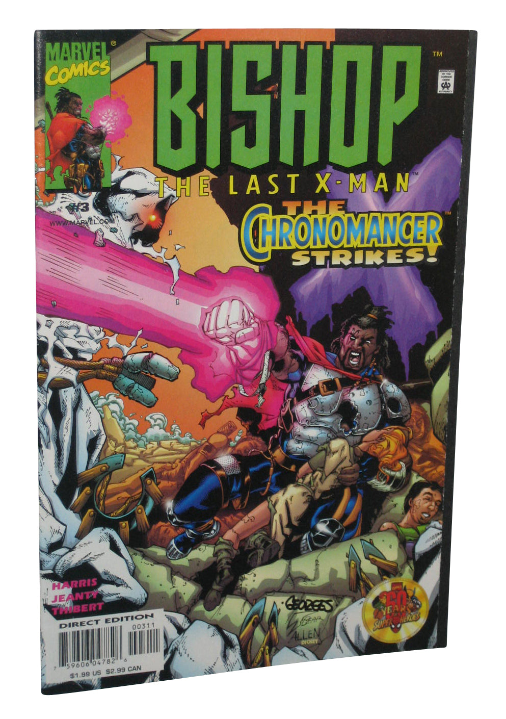 Marvel X-Men Bishop The Last X-Man 1999 Edition #3 Comic Book