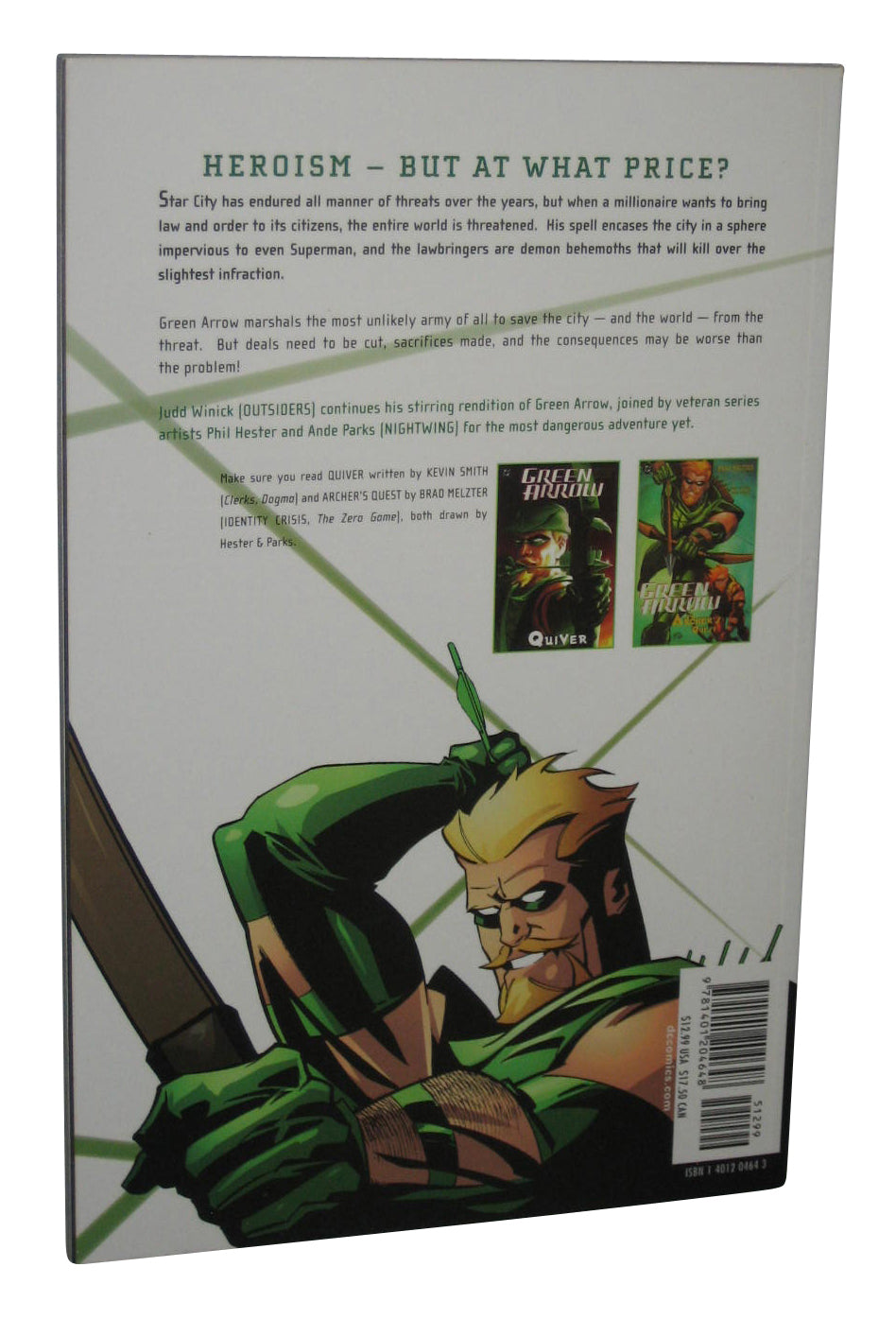DC Comics Green Arrow City Walls Vol. 5 Hardcover Book - (Brad Meltzer)