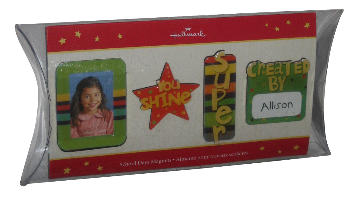 Hallmark School Days You Shine, Super, Created By Magnet Set