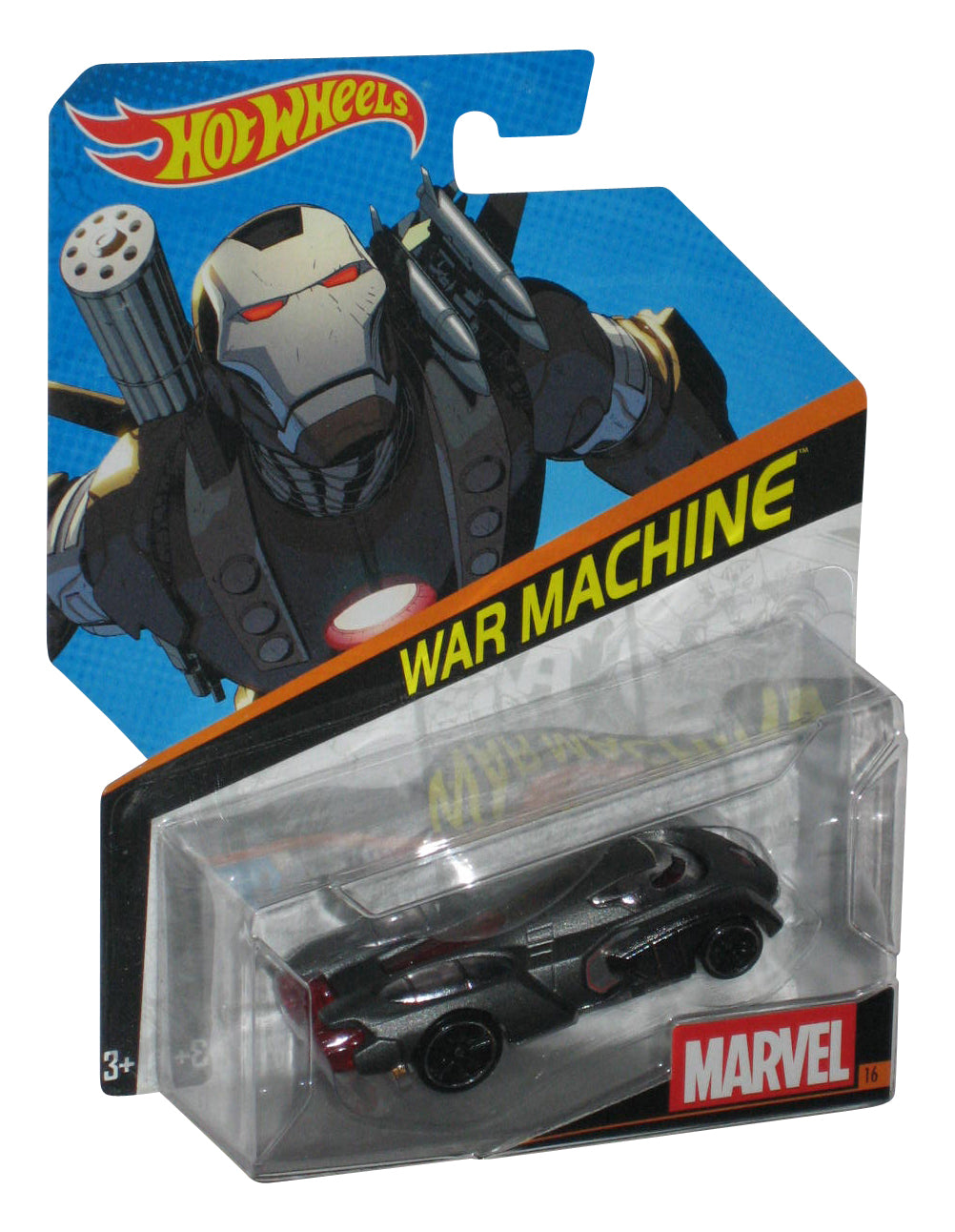 Marvel Comics War Machine (2014) Mattel Hot Wheels Die-Cast Toy Car #16