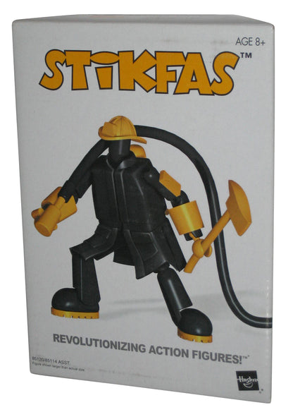 Stikfas Firefighter Yellow & BLack AFK 5 Hasbro Figure AFK36R
