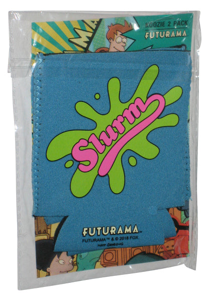 Futurama Slurm Koozie Loot Crate Beer & Soda Can Cooler 2-Pack Set