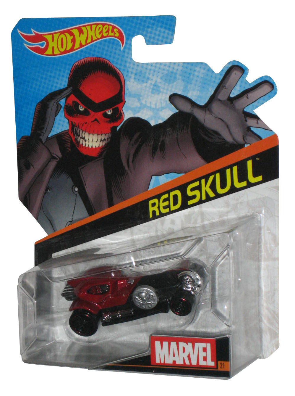 Marvel Captain America Red Skull (2014) Hot Wheels Die-Cast Toy Car #21