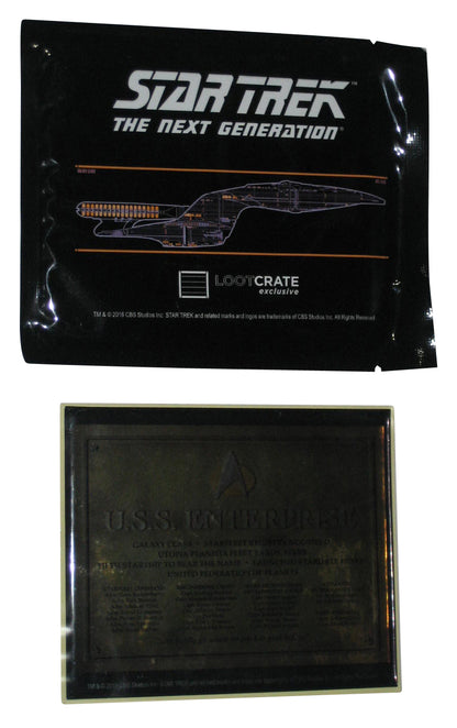 Star Trek The Next Generation (2016) Loot Crate Exclusive Plaque Decal